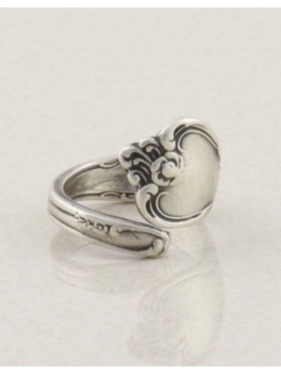Reed & Barton Jewelry - Sterling Silver Reed and Barton Spoon Ring Bypass Ring Size 7 1/2